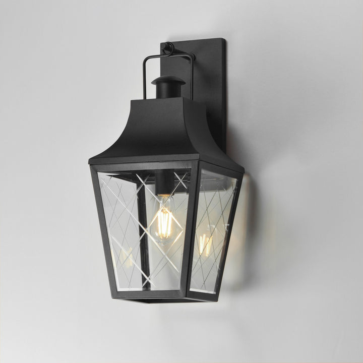 Maxim - 30363CLBK - One Light Outdoor Wall Sconce - Storybook - Black