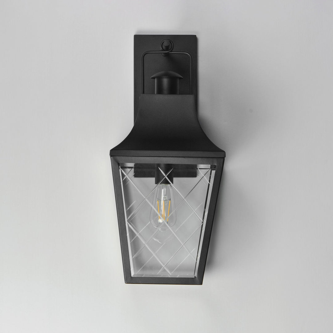 Maxim - 30363CLBK - One Light Outdoor Wall Sconce - Storybook - Black