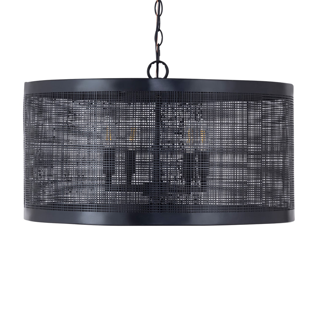 Maxim - 31224BK - Four Light Pendant - Hatcher - Black