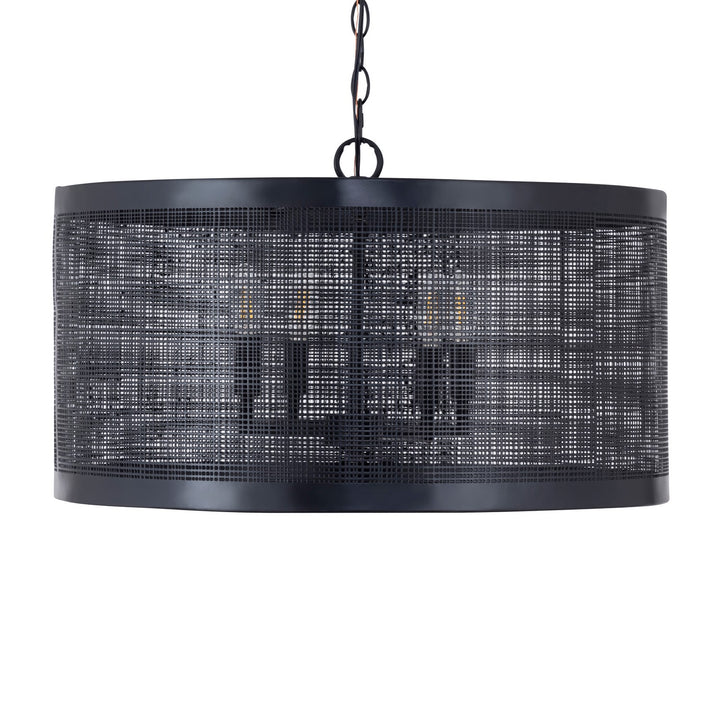 Maxim - 31224BK - Four Light Pendant - Hatcher - Black
