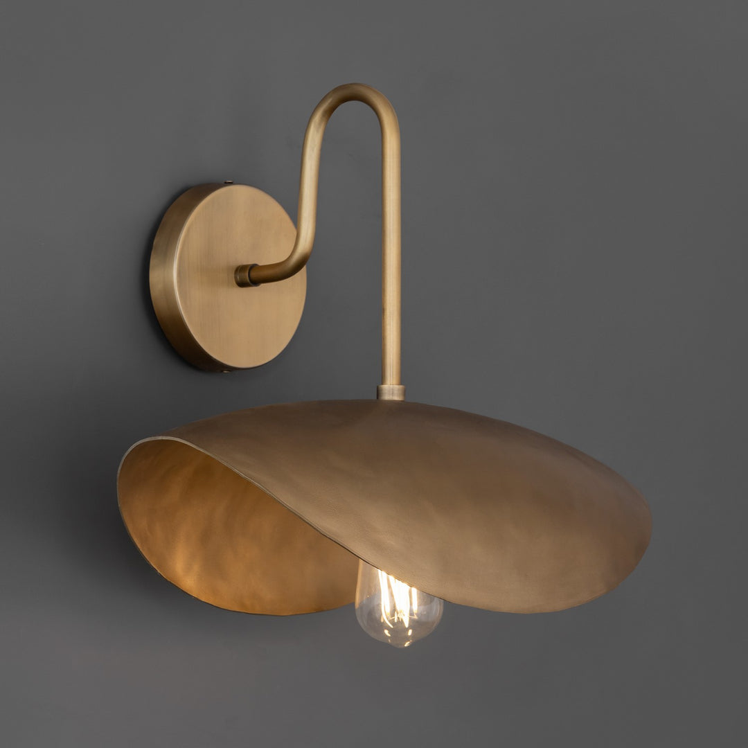 Maxim - 31260NG - One Light Wall Sconce - Denarii - Natural Gold