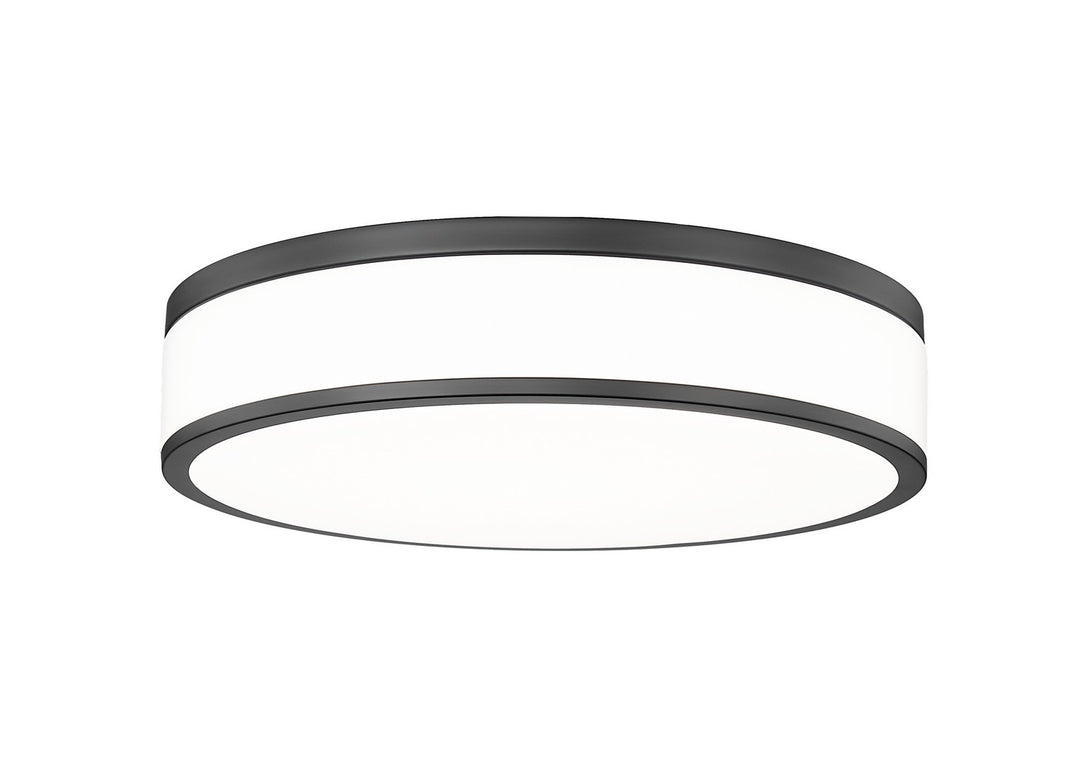 Ballord LED Flush Mount in Matte Black - available from The Lighting Shoppe, trusted by Canadian homeowners