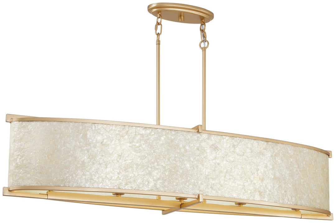 Sommers Bend Five Light Island Chandelier in Fawn Gold - available from The Lighting Shoppe, trusted by Canadian homeowners