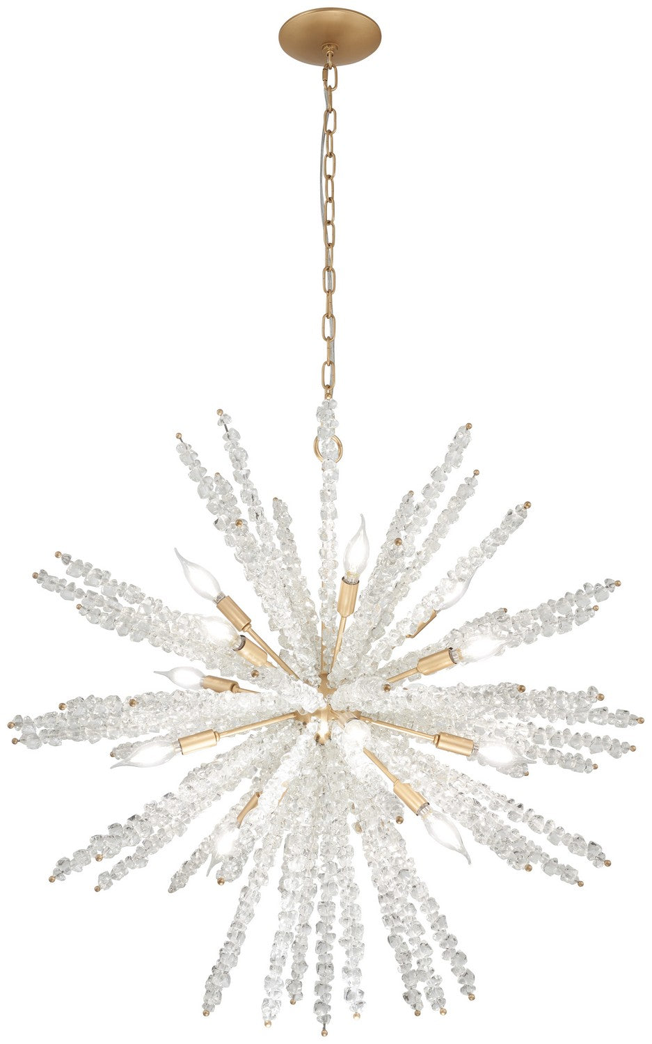 Aisi 16 Light Pendant in Fawn Gold - available from The Lighting Shoppe, trusted by Canadian homeowners