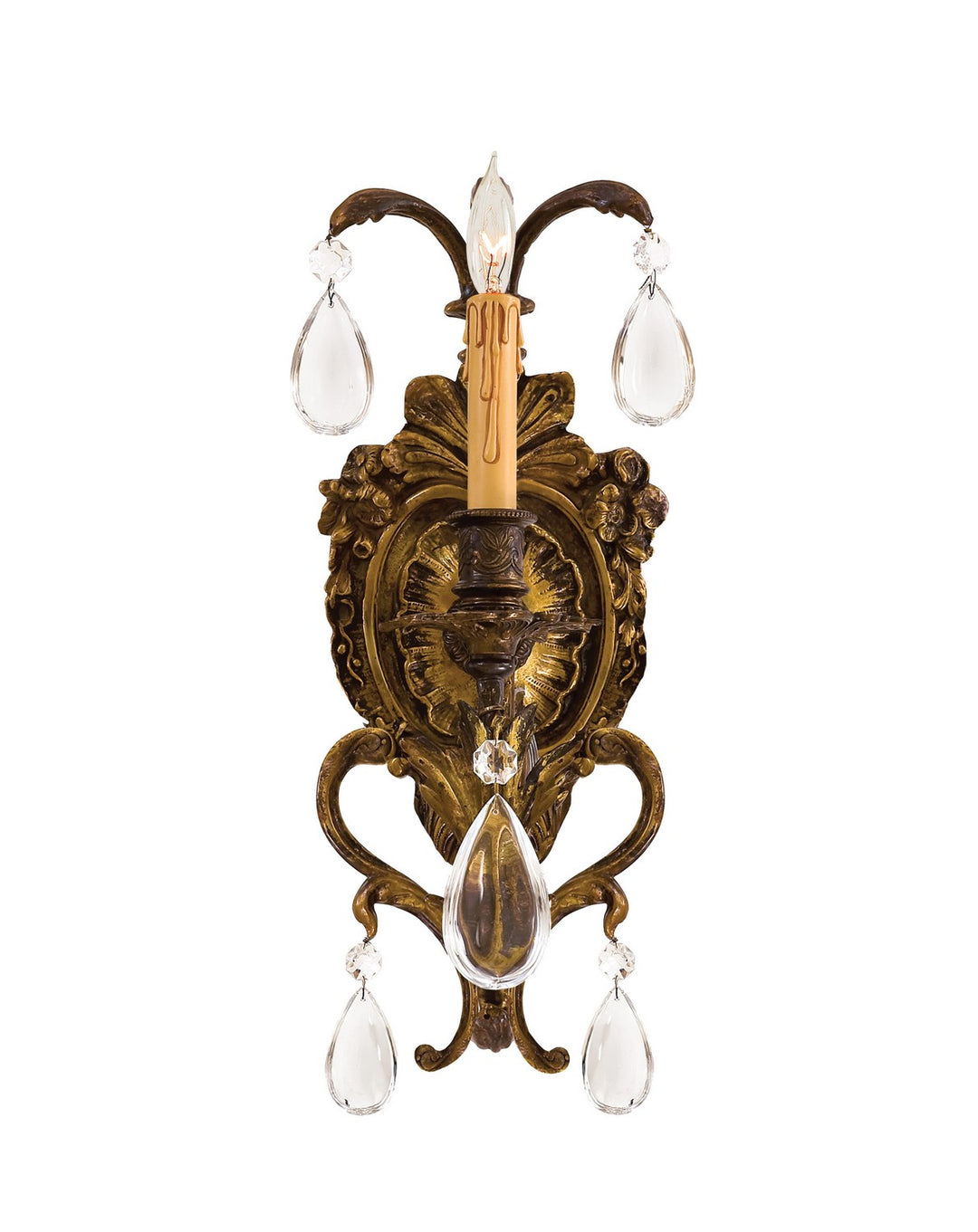 Metropolitan One Light Wall Sconce in Antique Bronze Patina - available from The Lighting Shoppe, trusted by Canadian homeowners
