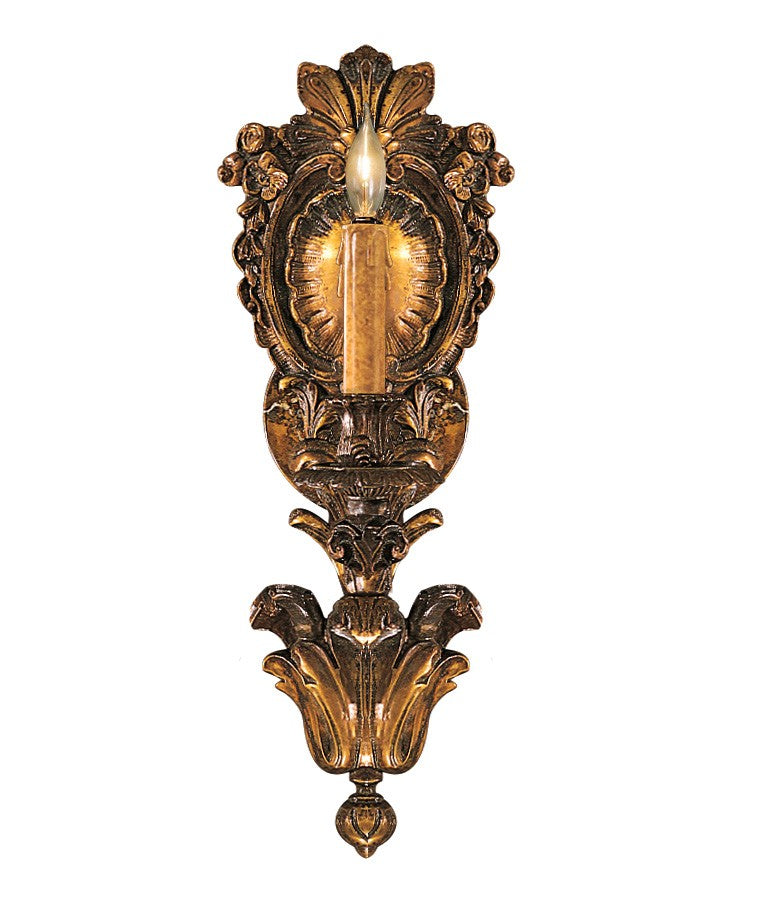 Metropolitan One Light Wall Sconce in Oxide Brass - available from The Lighting Shoppe, trusted by Canadian homeowners