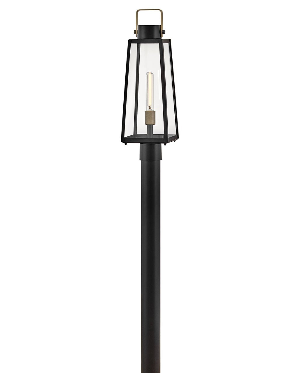 Lark Canada - 82001BK - LED Post Mount - Hugh - Black