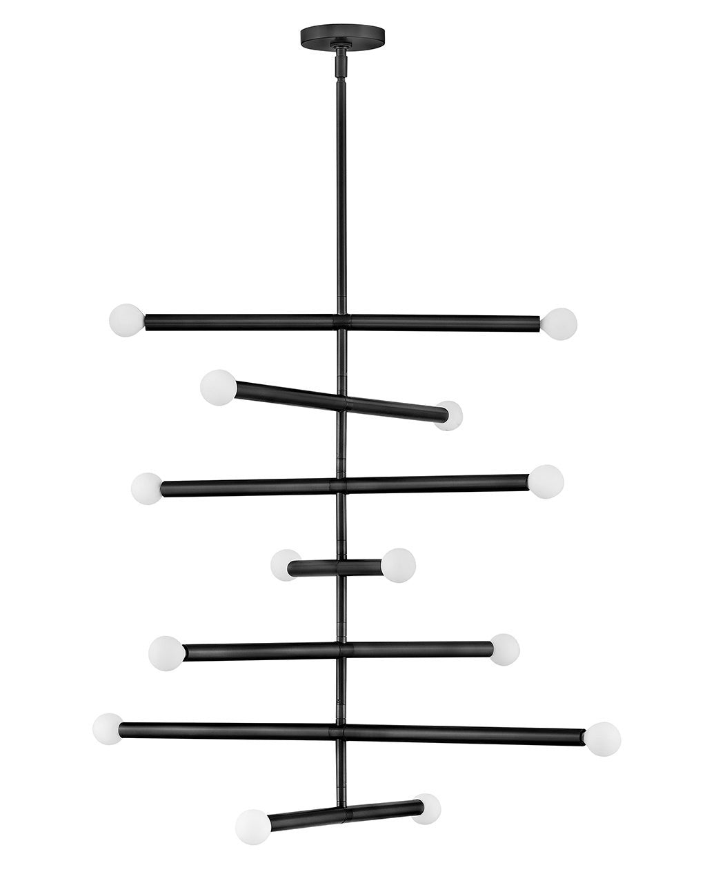 Lark Canada - 83199BK - LED Chandelier - Millie - Black