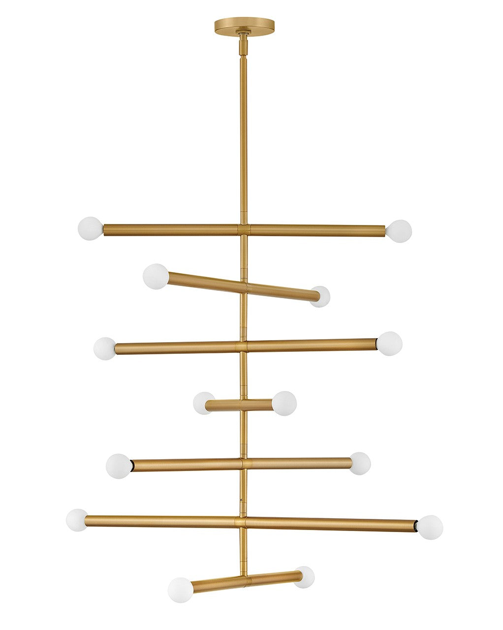 Lark Canada - 83199LCB - LED Chandelier - Millie - Lacquered Brass