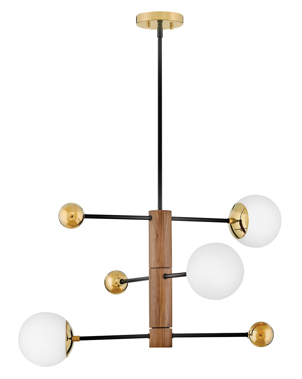Lark Canada - 83573BBR - LED Chandelier - Auggie - Bright Brass