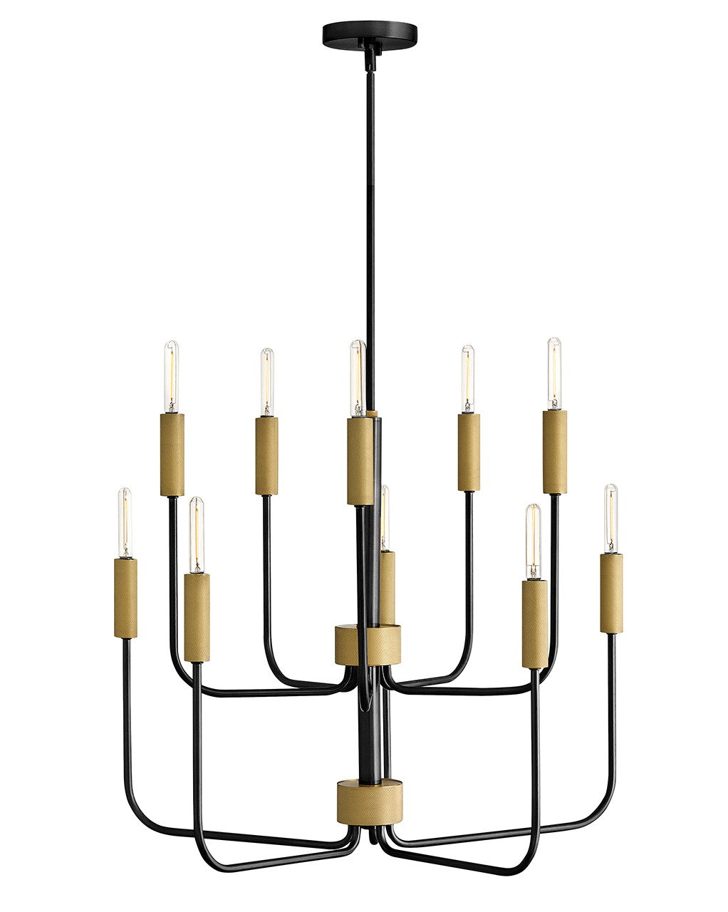 Lark Canada - 83636BK-LCB - LED Chandelier - Austen - Black