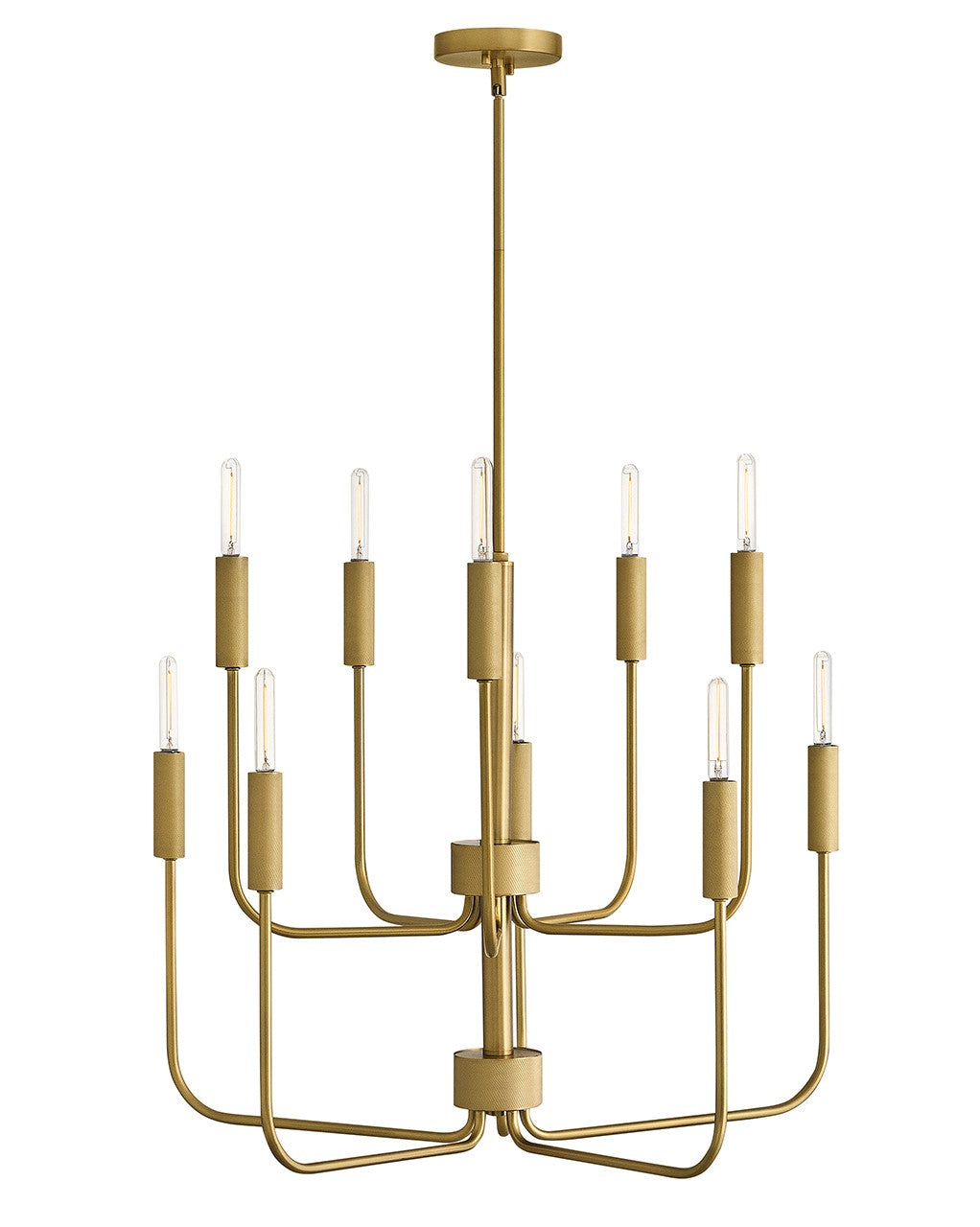 Lark Canada - 83636LCB - LED Chandelier - Austen - Lacquered Brass