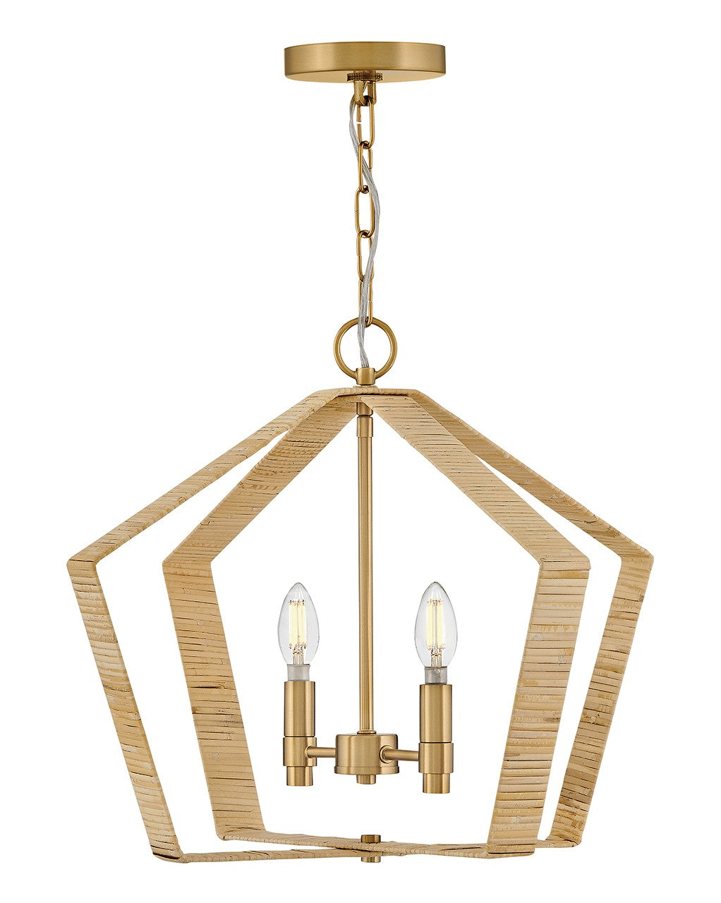 Lark Canada - 83647LCB - LED Pendant - Sammi - Lacquered Brass