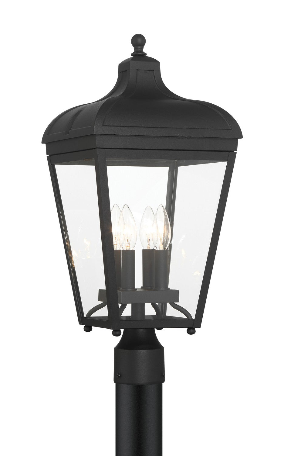 Marquee Four Light Outdoor Post Lantern in Sand Coal - available from The Lighting Shoppe, trusted by Canadian homeowners