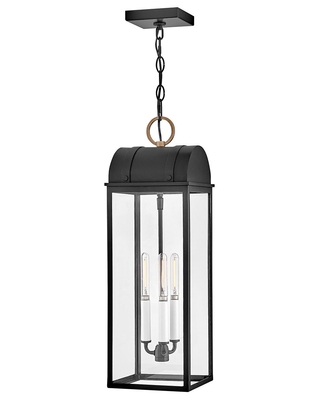 Hinkley Canada - 10662BK-BU - LED Hanging Lantern - Campbell - Black