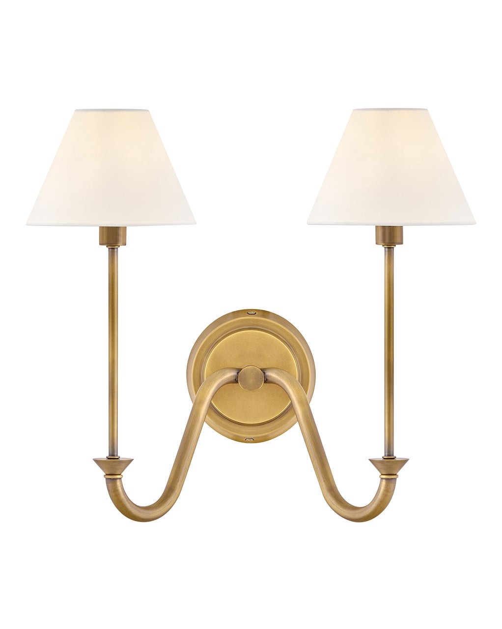 Greta LED Wall Sconce in Heritage Brass - available from The Lighting Shoppe, trusted by Canadian homeowners