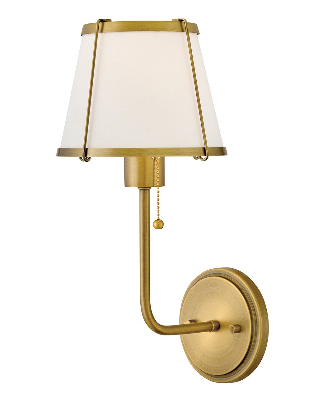 Clarke LED Wall Sconce in Lacquered Dark Brass - available from The Lighting Shoppe, trusted by Canadian homeowners