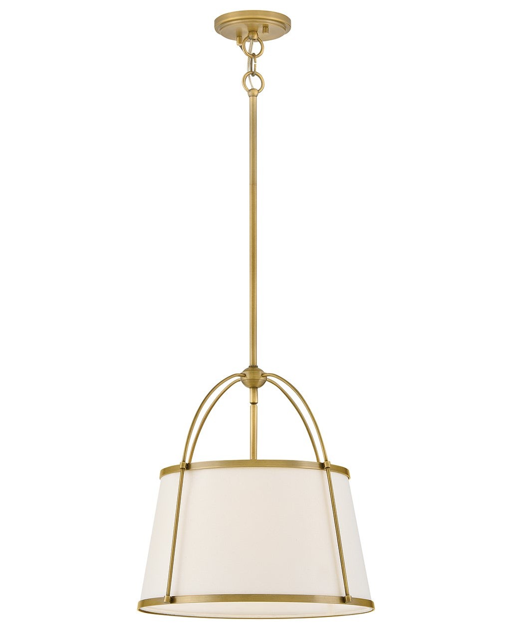 Clarke LED Pendant in Lacquered Dark Brass - available from The Lighting Shoppe, trusted by Canadian homeowners