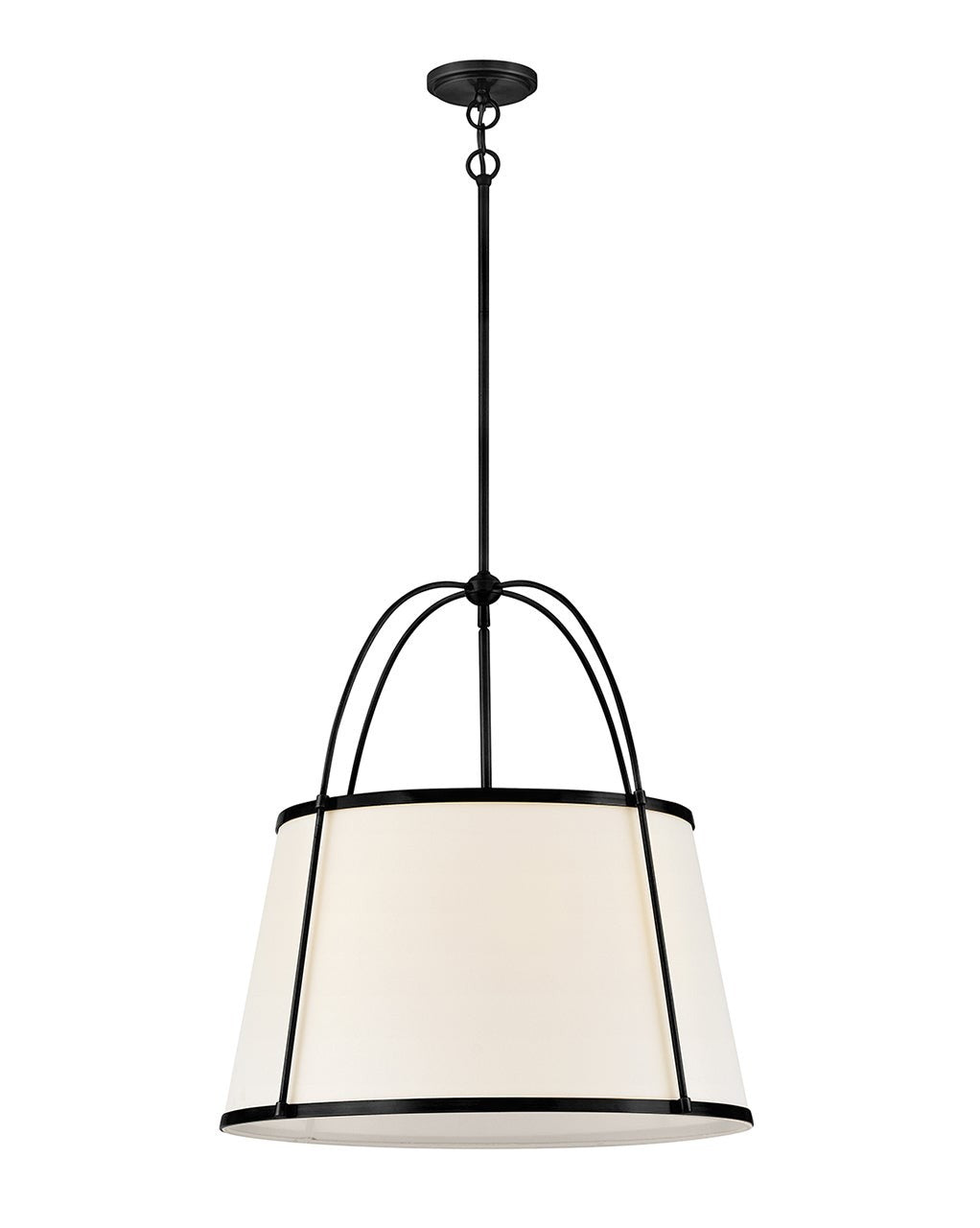 Clarke LED Chandelier in Black - available from The Lighting Shoppe, trusted by Canadian homeowners