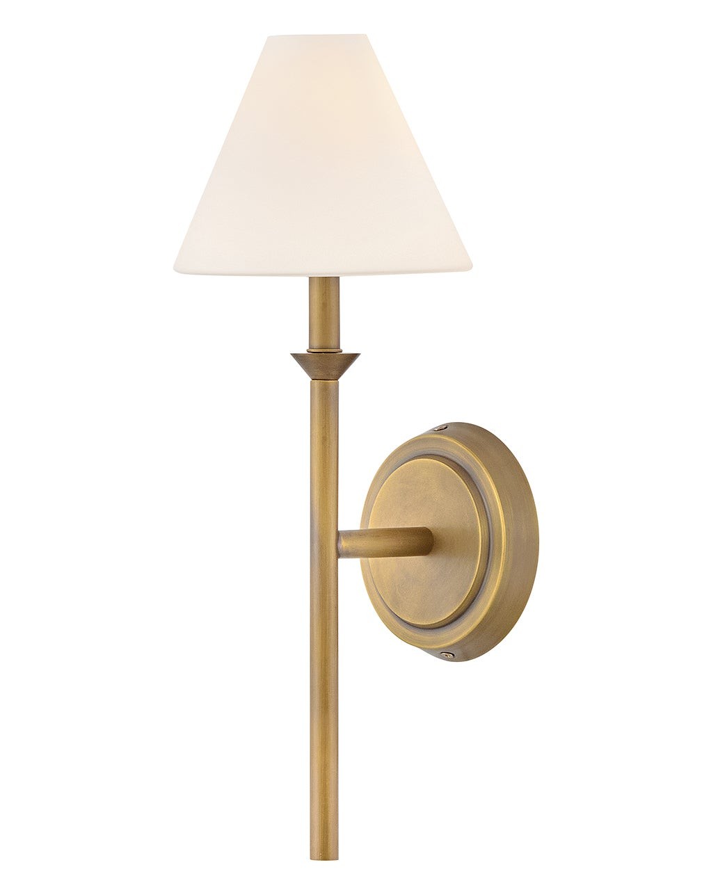 Greta LED Wall Sconce in Heritage Brass - available from The Lighting Shoppe, trusted by Canadian homeowners