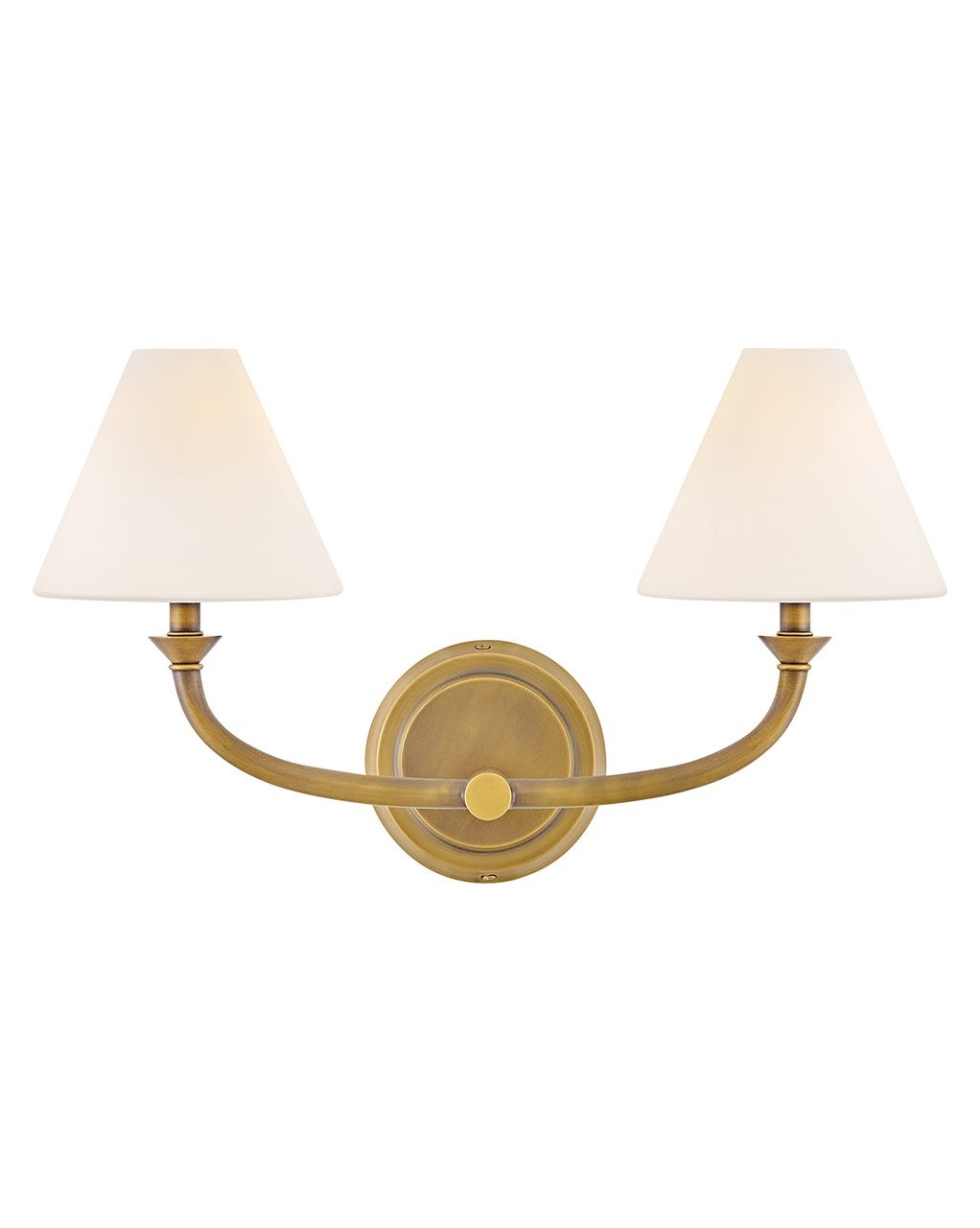 Greta LED Vanity in Heritage Brass - available from The Lighting Shoppe, trusted by Canadian homeowners