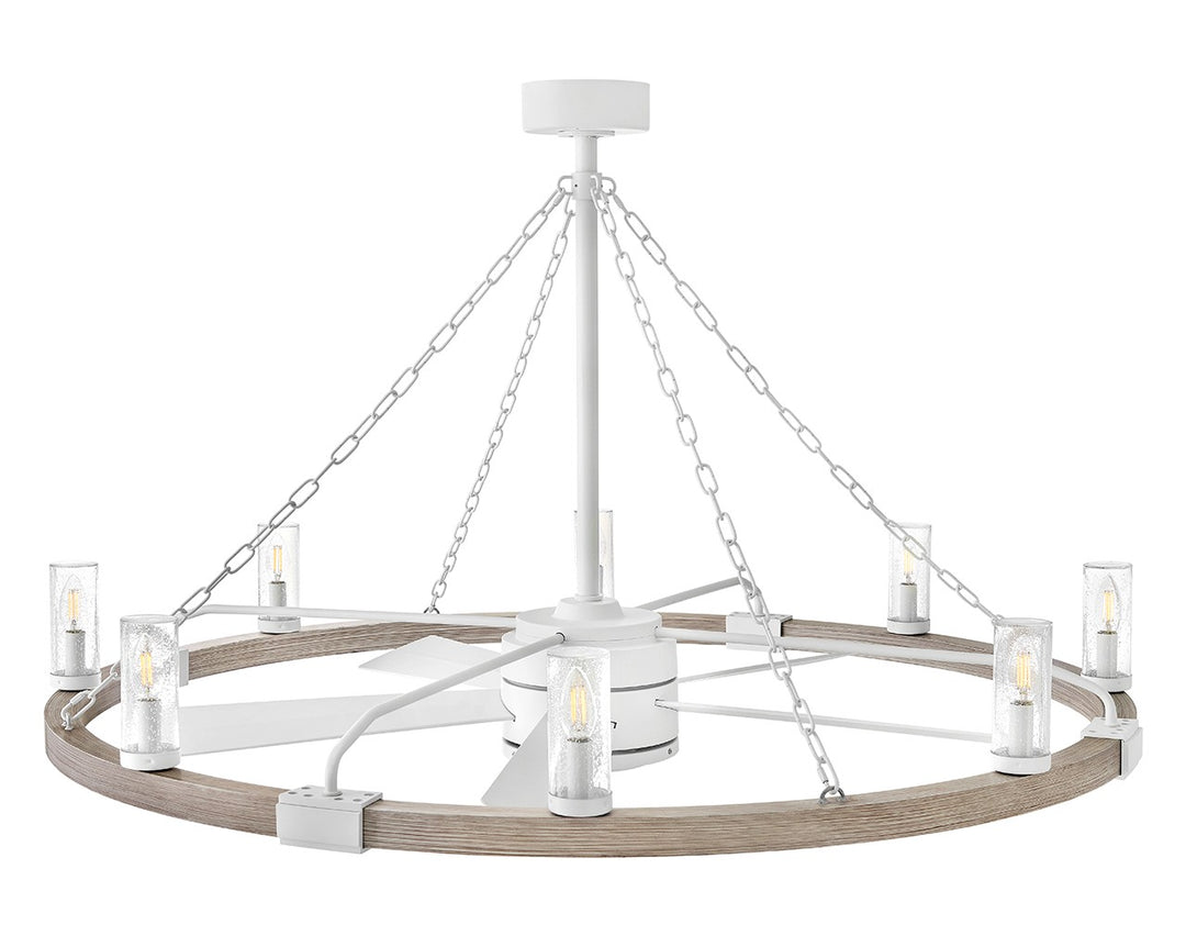 Sawyer 52"Ceiling Fan in Matte White - available from The Lighting Shoppe, trusted by Canadian homeowners