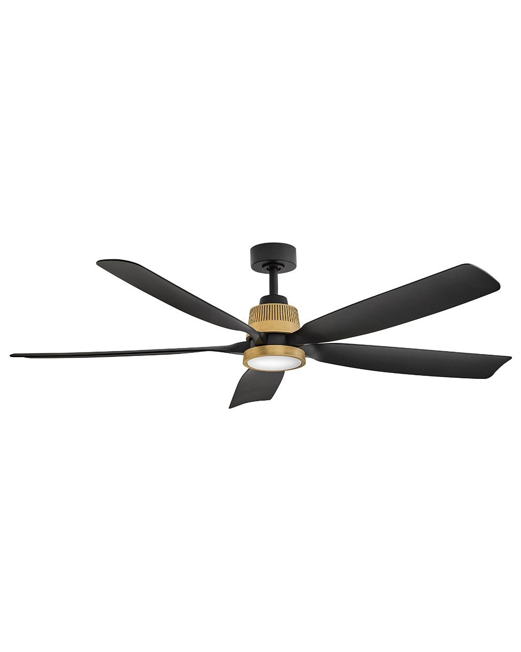 Bodin 64"Ceiling Fan in Heritage Brass - available from The Lighting Shoppe, trusted by Canadian homeowners
