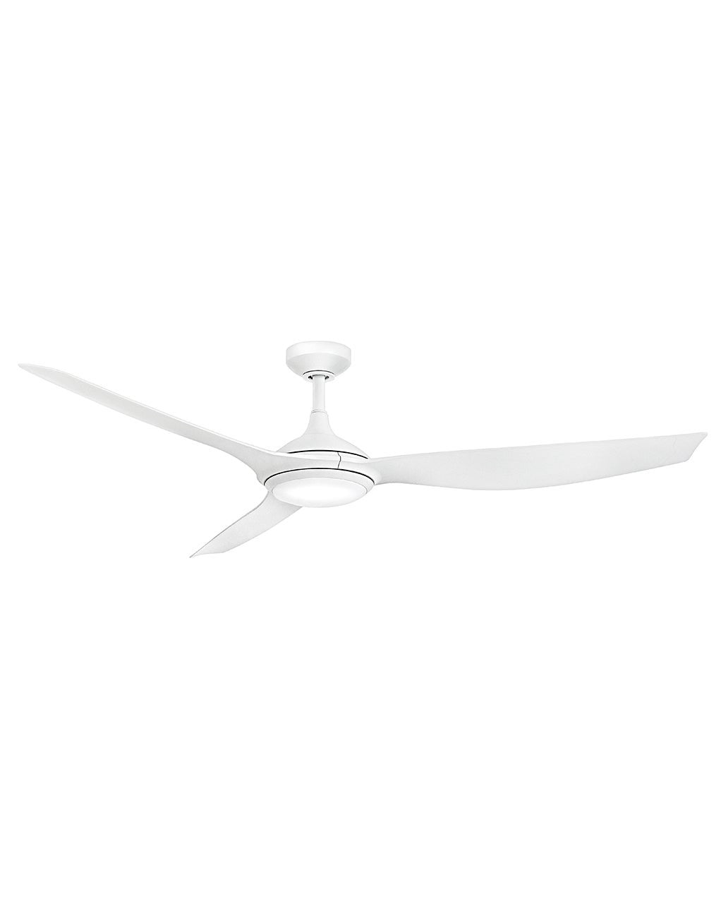 Talan 64"Ceiling Fan in Matte White - available from The Lighting Shoppe, trusted by Canadian homeowners