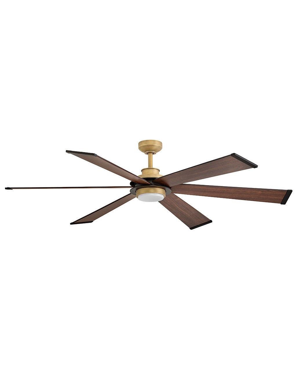 Andros 64"Ceiling Fan in Heritage Brass - available from The Lighting Shoppe, trusted by Canadian homeowners
