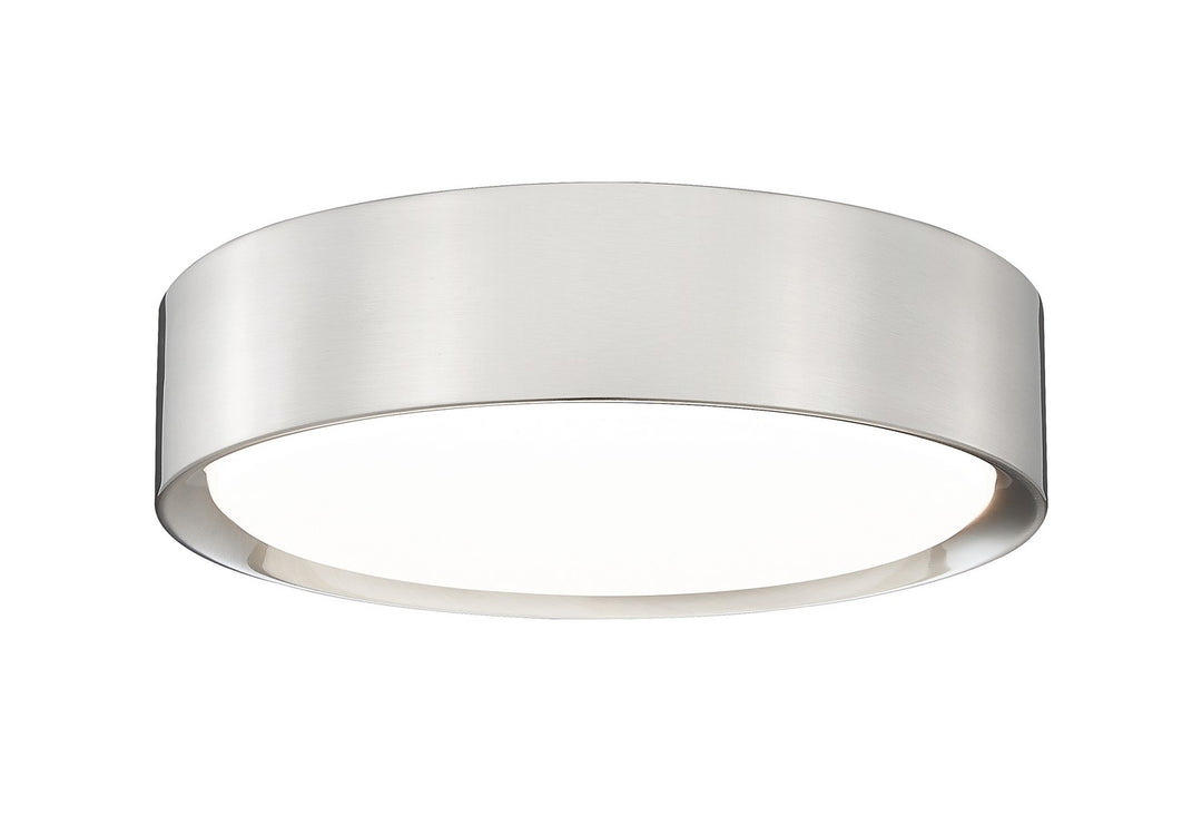 Kawan LED Flush Mount in Brushed Nickel - available from The Lighting Shoppe, trusted by Canadian homeowners