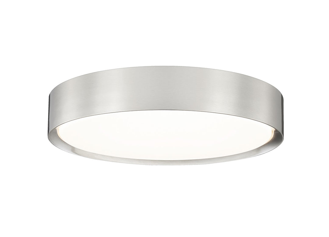 Kawan LED Flush Mount in Brushed Nickel - available from The Lighting Shoppe, trusted by Canadian homeowners