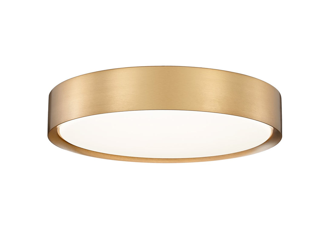 Kawan LED Flush Mount in Modern Gold - available from The Lighting Shoppe, trusted by Canadian homeowners