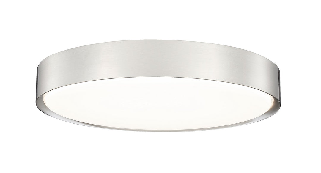 Kawan LED Flush Mount in Brushed Nickel - available from The Lighting Shoppe, trusted by Canadian homeowners