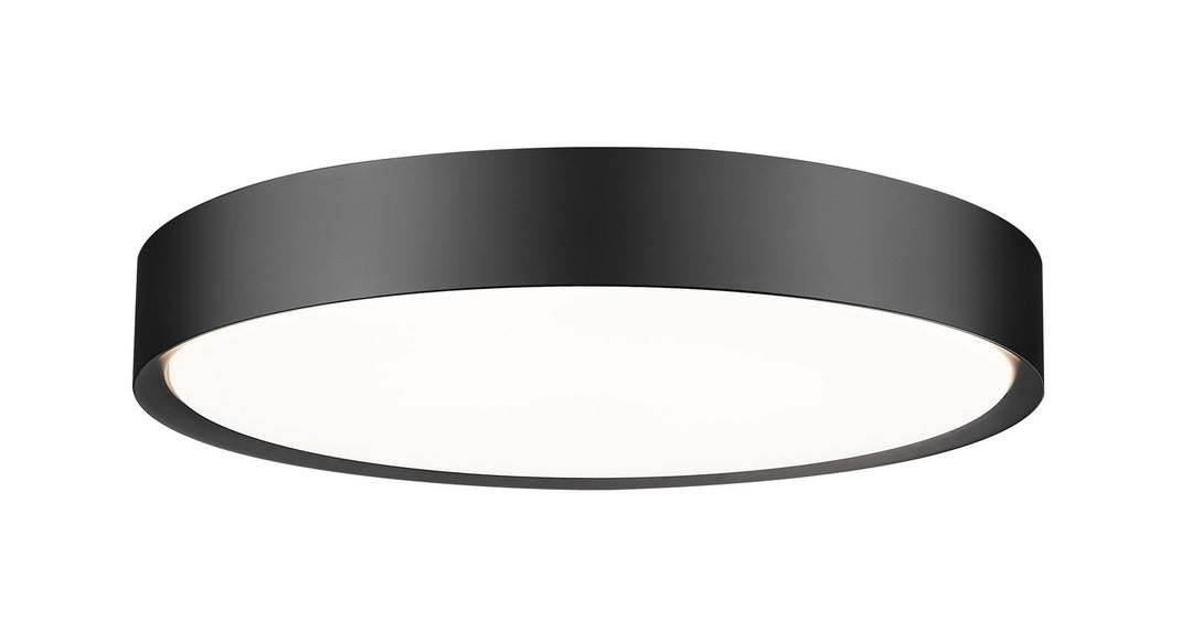 Kawan LED Flush Mount in Matte Black - available from The Lighting Shoppe, trusted by Canadian homeowners