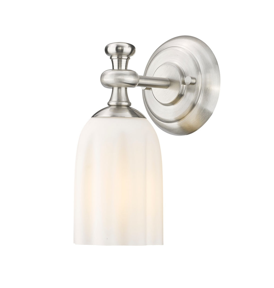Orion One Light Wall Sconce in Brushed Nickel - available from The Lighting Shoppe, trusted by Canadian homeowners