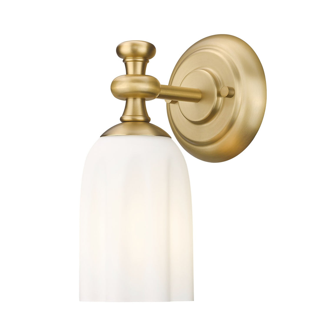 Orion One Light Wall Sconce in Modern Gold - available from The Lighting Shoppe, trusted by Canadian homeowners
