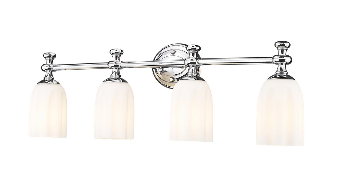 Orion Four Light Vanity in Chrome - available from The Lighting Shoppe, trusted by Canadian homeowners