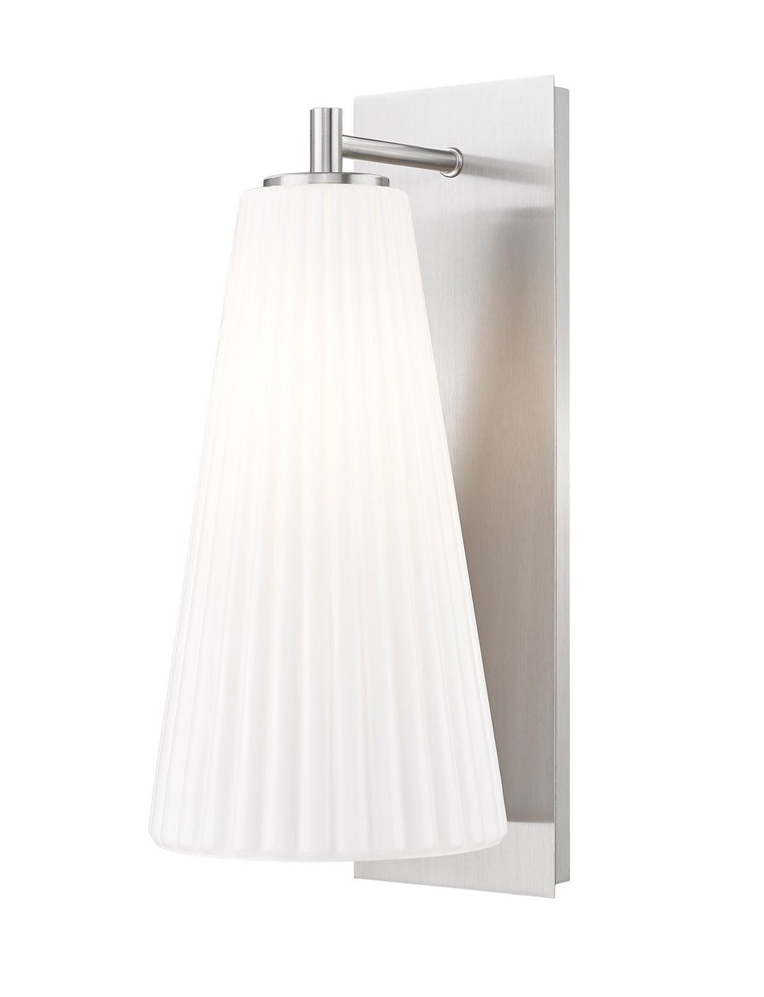 Farrell One Light Wall Sconce in Brushed Nickel - available from The Lighting Shoppe, trusted by Canadian homeowners