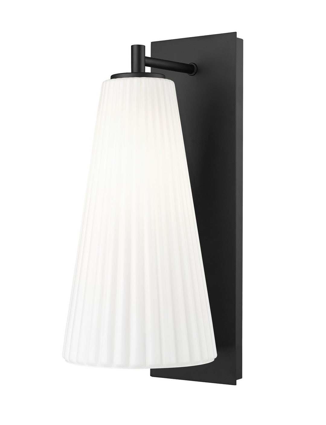 Farrell One Light Wall Sconce in Matte Black - available from The Lighting Shoppe, trusted by Canadian homeowners