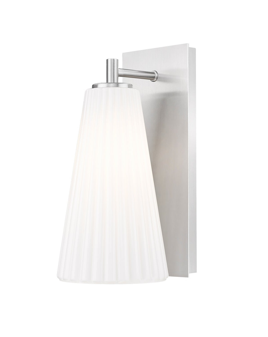 Farrell One Light Wall Sconce in Brushed Nickel - available from The Lighting Shoppe, trusted by Canadian homeowners