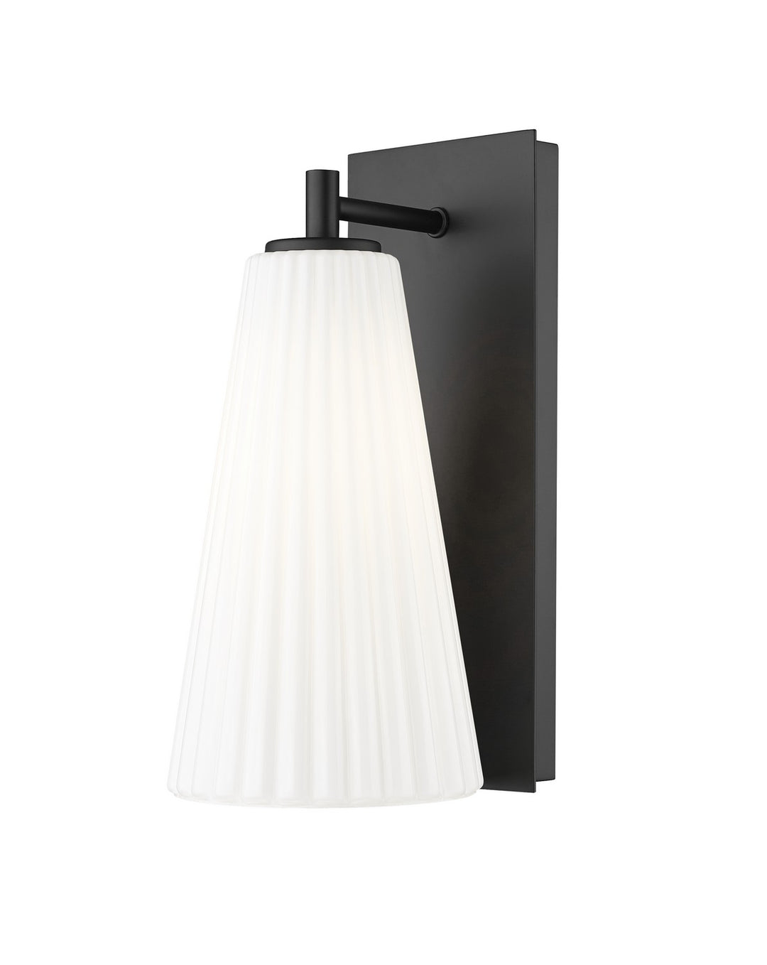 Farrell One Light Wall Sconce in Matte Black - available from The Lighting Shoppe, trusted by Canadian homeowners