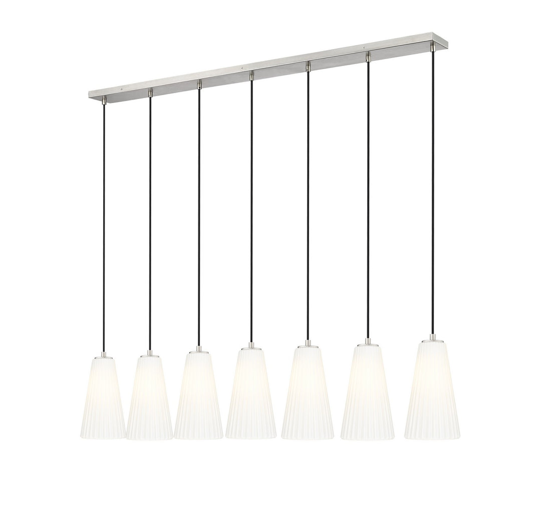 Z-Lite Canada - 3043P6-7L-BN - Seven Light Linear Chandelier - Farrell - Brushed Nickel