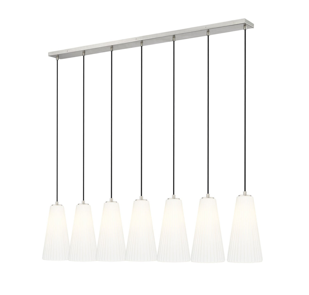 Z-Lite Canada - 3043P7-7L-BN - Seven Light Linear Chandelier - Farrell - Brushed Nickel