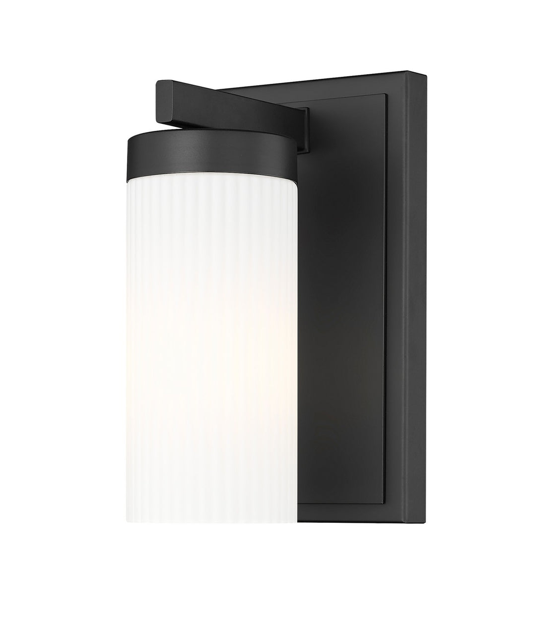 Danica One Light Wall Sconce in Matte Black - available from The Lighting Shoppe, trusted by Canadian homeowners