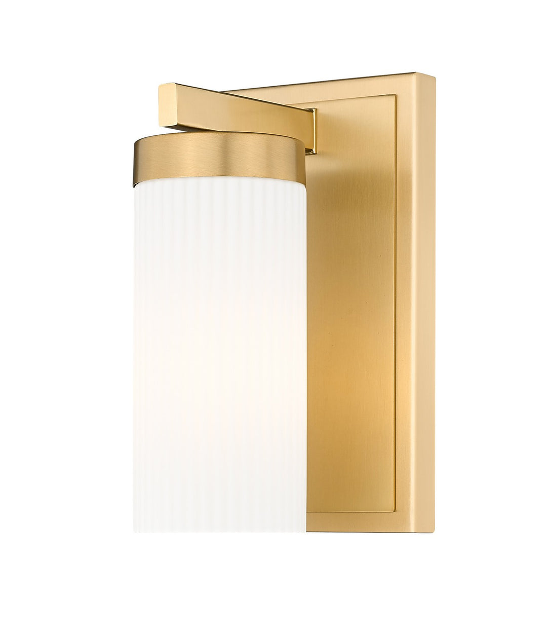 Danica One Light Wall Sconce in Modern Gold - available from The Lighting Shoppe, trusted by Canadian homeowners