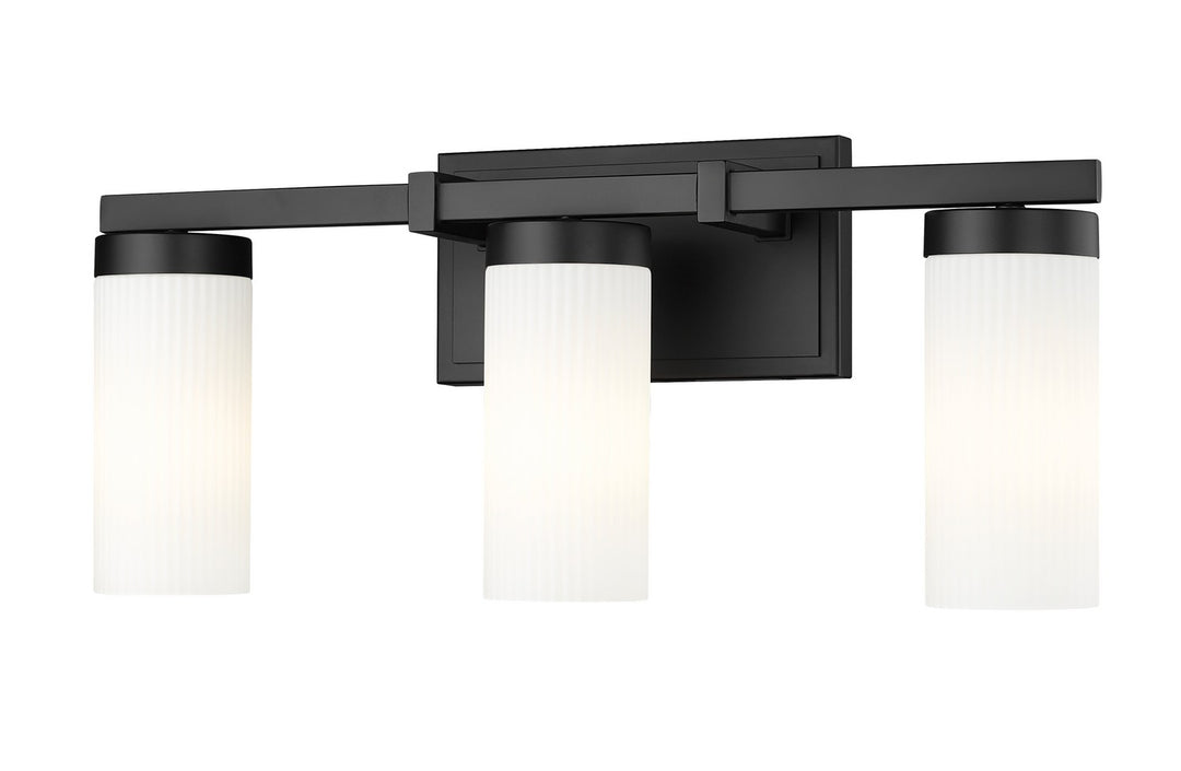 Z-Lite Canada - 3044-3V-MB - Three Light Vanity - Danica - Matte Black
