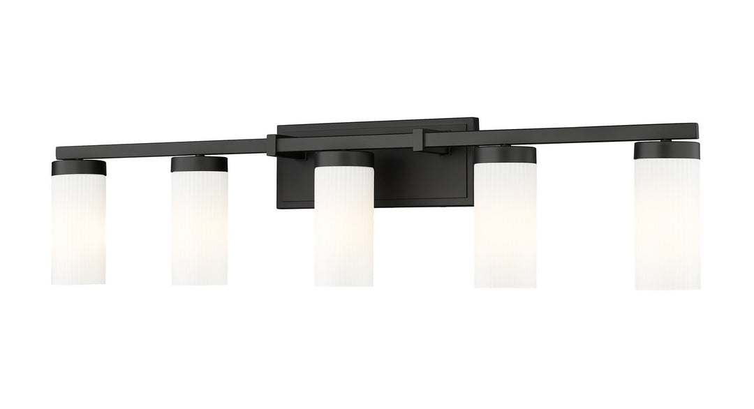 Z-Lite Canada - 3044-5V-MB - Five Light Vanity - Danica - Matte Black