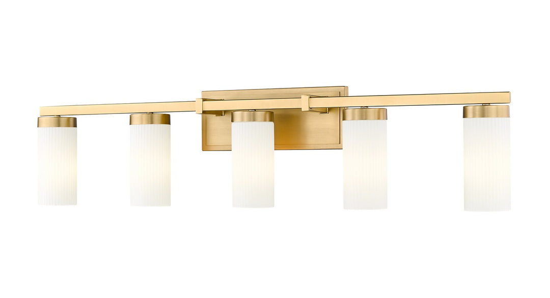 Z-Lite Canada - 3044-5V-MGLD - Five Light Vanity - Danica - Modern Gold