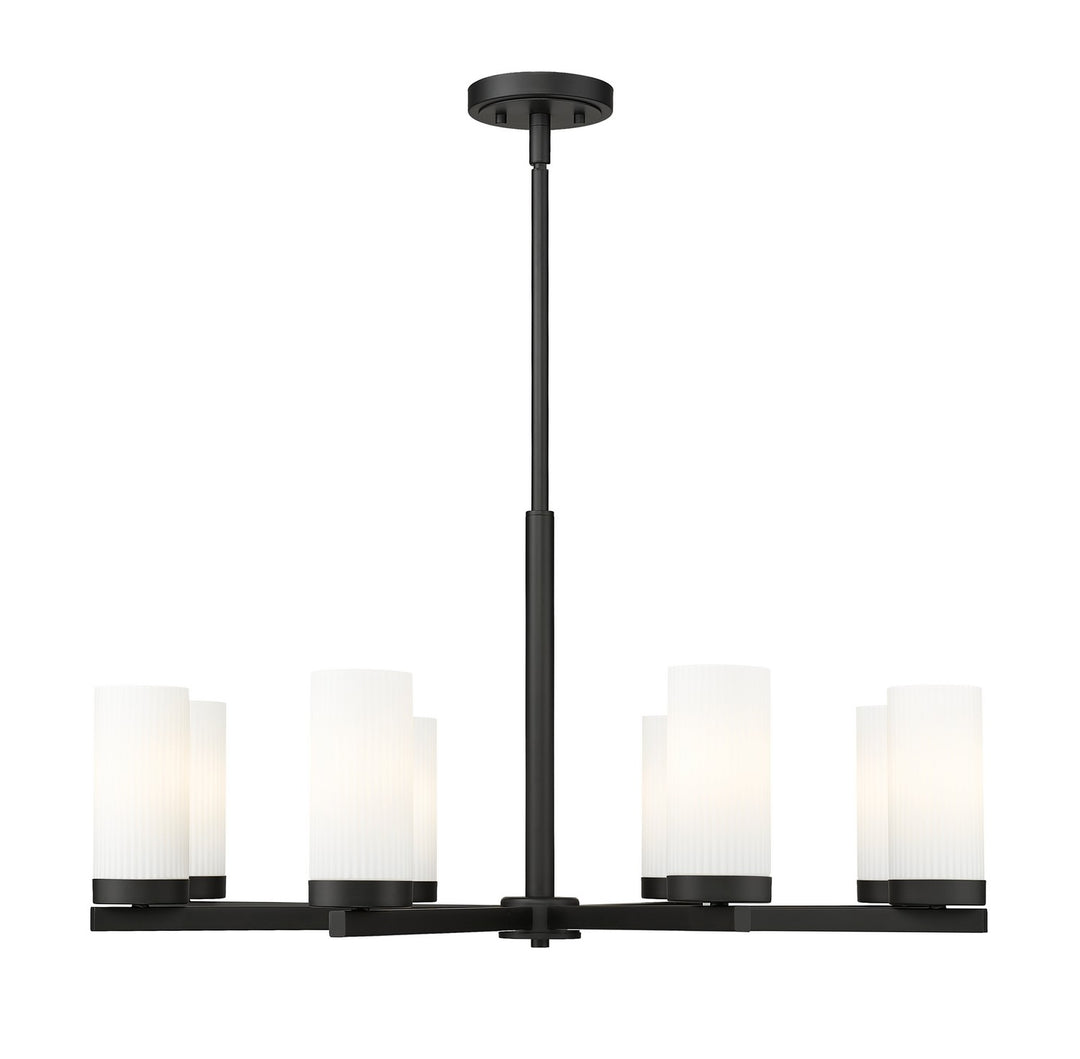 Z-Lite Canada - 3044-8MB - Eight Light Chandelier - Danica - Matte Black