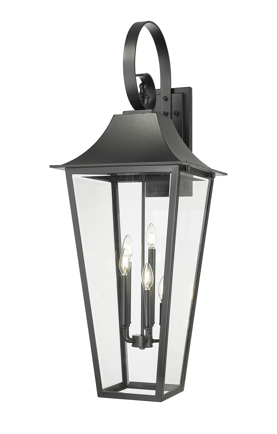 Gannon Five Light Outdoor Wall Light in Black - available from The Lighting Shoppe, trusted by Canadian homeowners